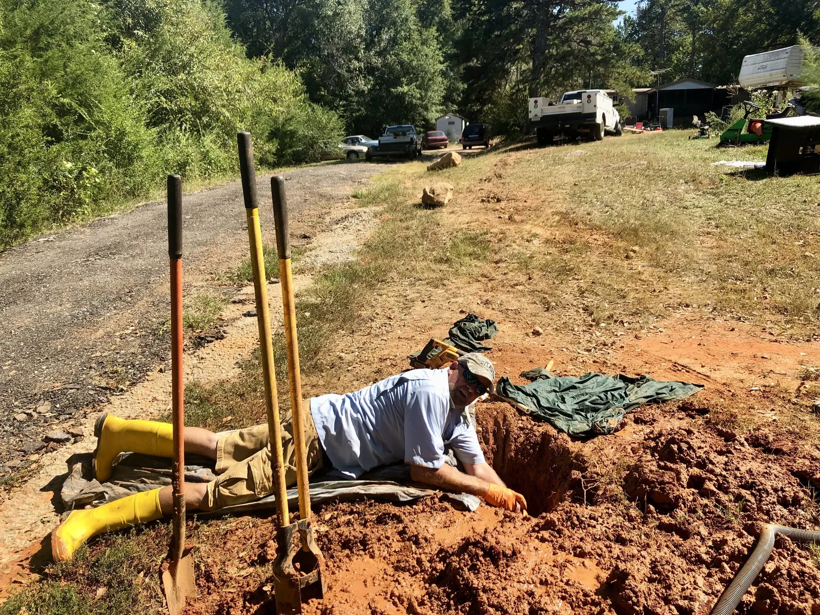 Underground gas line directional bore installation by Sloan Underground Construction South Carolina