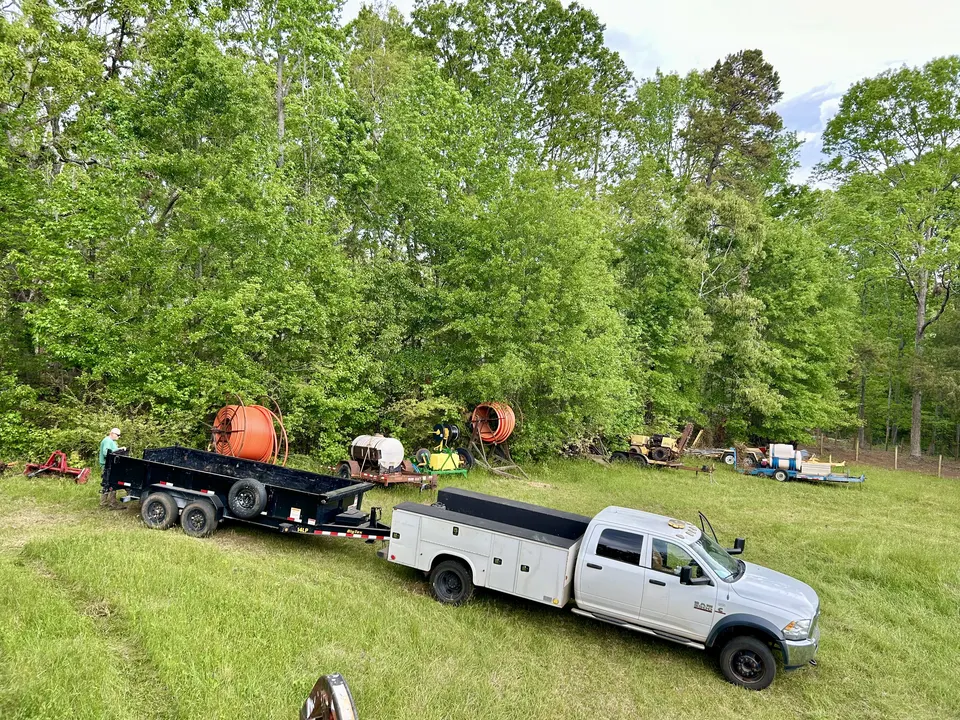Trenchless pipe installation crew serving Anderson SC